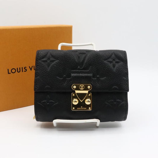 Louis Vuitton Métis Wallet Monogram Empreinte M80880 Black Leather – Very Good Condition | BeyVogue