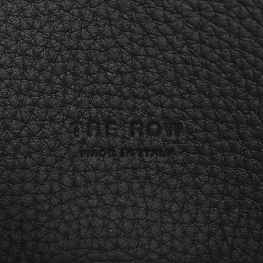 The Row — Matte Grained Calfskin Soft Margaux 15 Black
