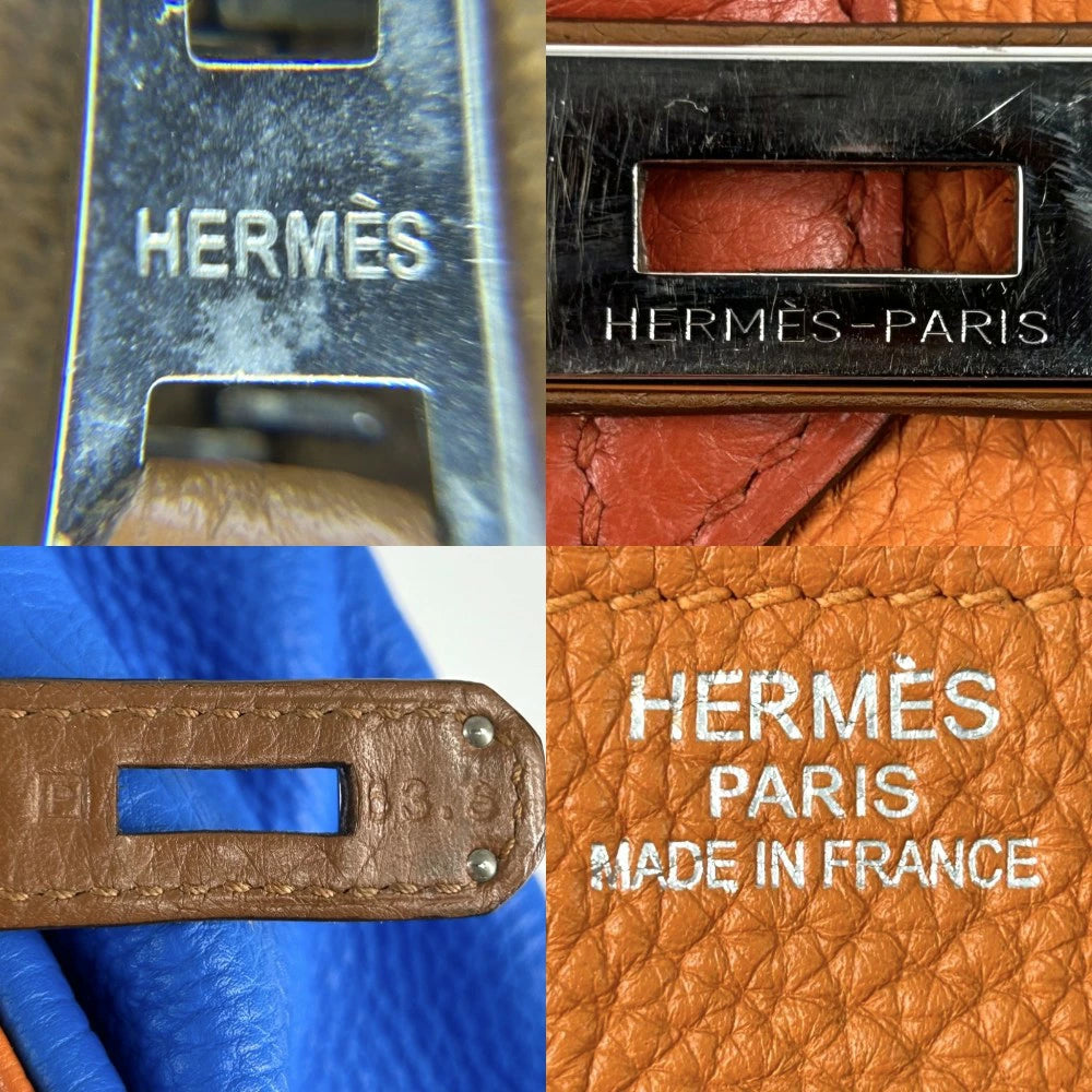 Hermès Birkin 35 Harlequin Multicolor Taurillon Leather Handbag with Palladium Hardware – Pre-Owned (2012 P Stamp)