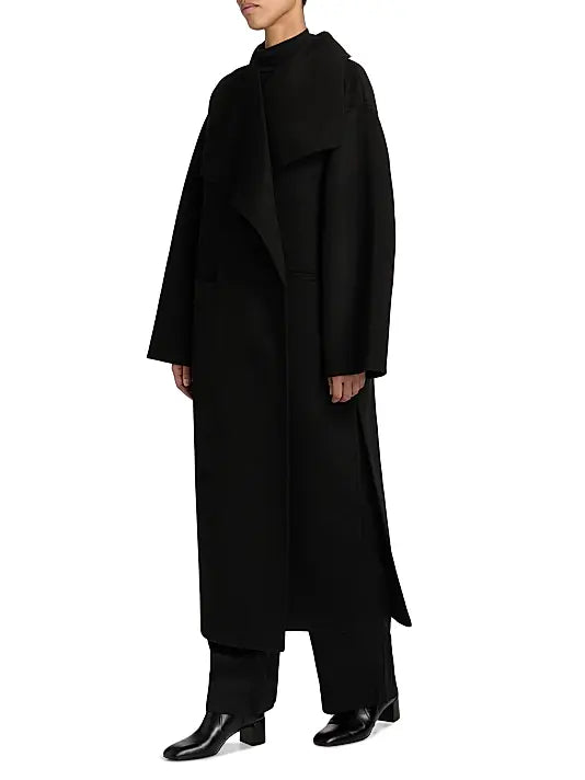 Totême — Wool Coat - Signature Double Wool-Cashmere Coat