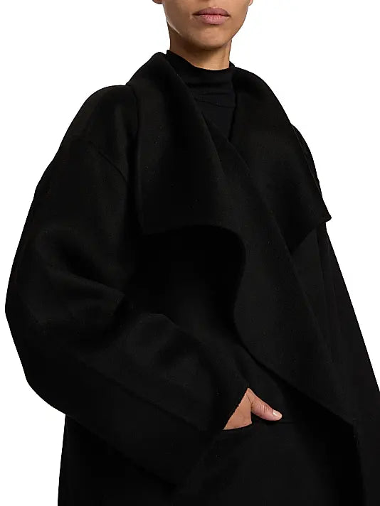 Totême — Wool Coat - Signature Double Wool-Cashmere Coat