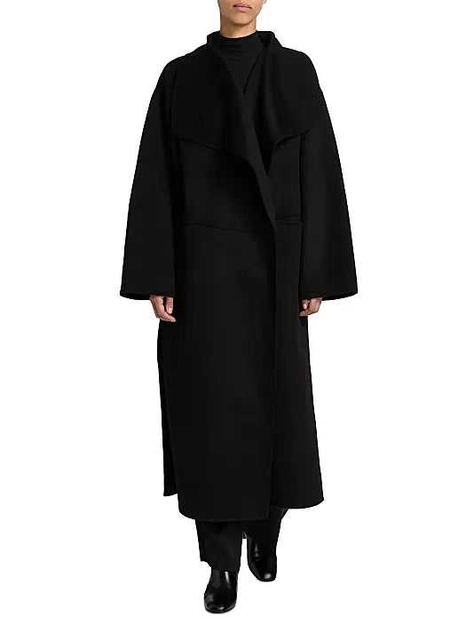 Totême — Wool Coat - Signature Double Wool-Cashmere Coat