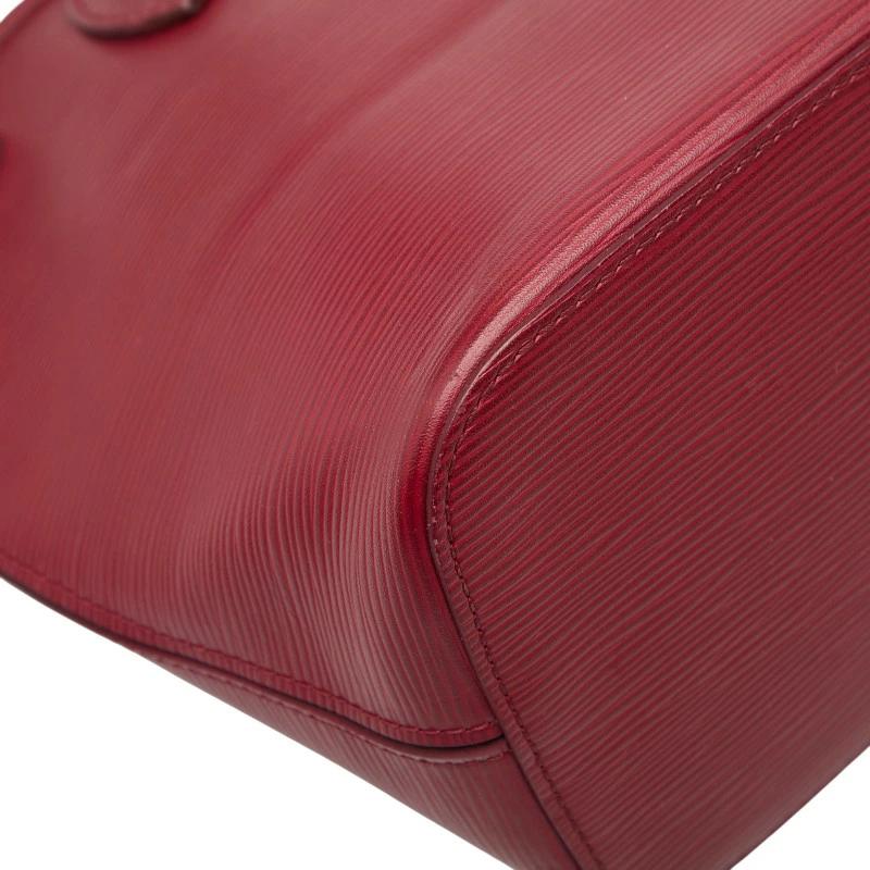 Louis Vuitton Neverfull PM Epi Leather Tote Bag M40959 – Fuchsia & Wine Red – Pre-Owned