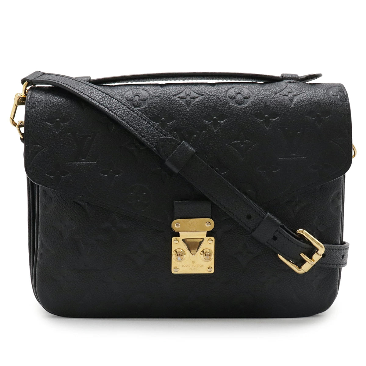Louis Vuitton Pochette Métis MM Monogram Empreinte Noir M41487 2-Way Crossbody Bag – Very Good Condition | BeyVogue