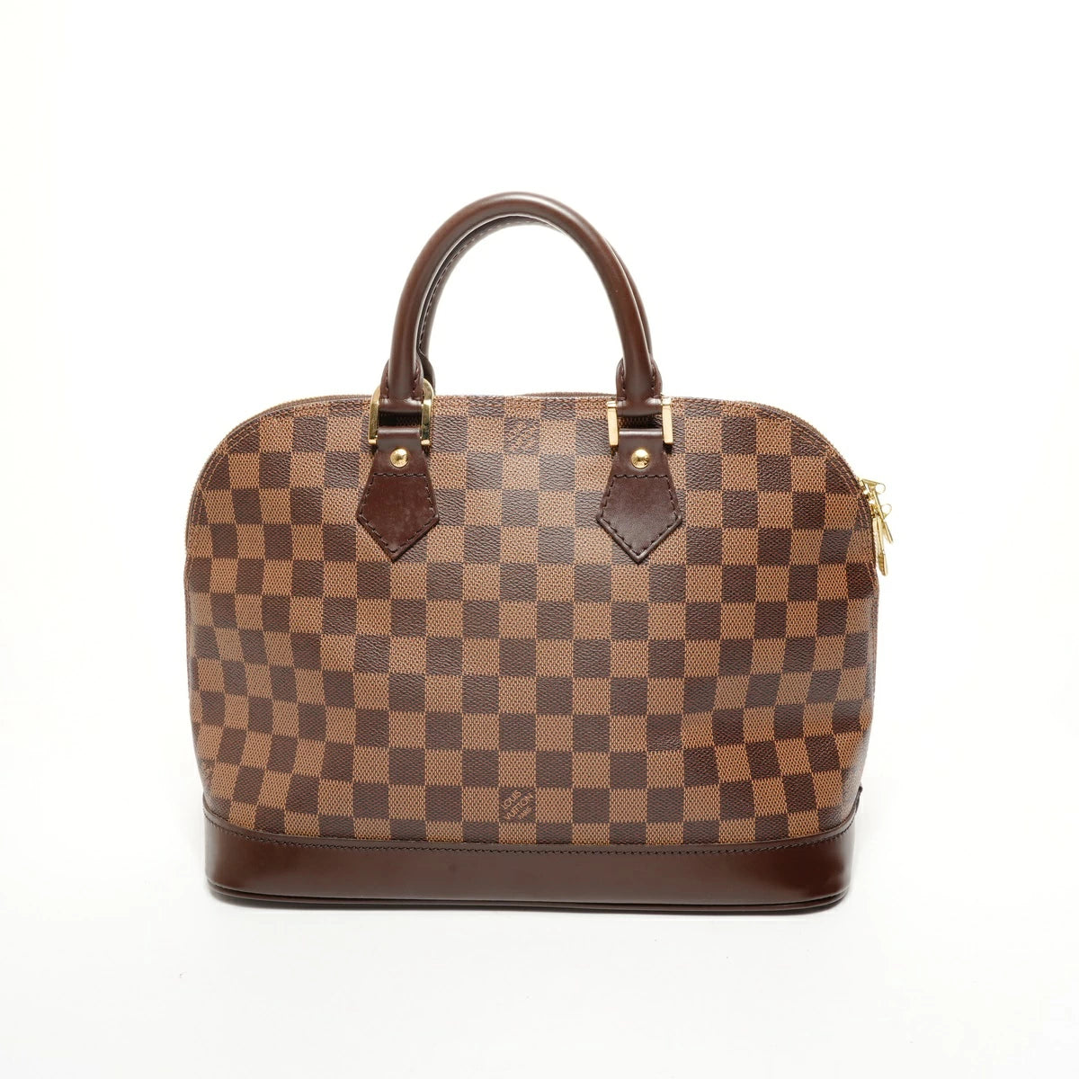 Louis Vuitton Alma PM Damier Ebene Handbag Brown Canvas – Pre-Owned Very Good Condition | BeyVogue WS26143