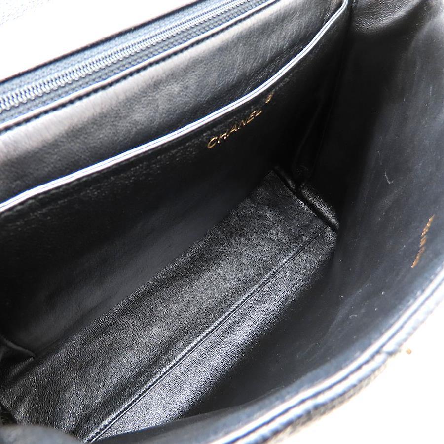 Chanel Matelassé Top Handle Bag A12397 Black Caviar Leather – Pre-Owned