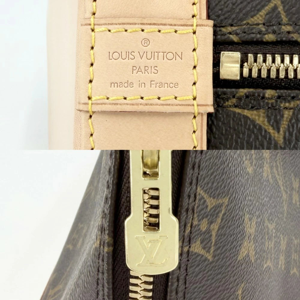 Louis Vuitton Alma PM Monogram Canvas Handbag M51130 – Classic Brown Pre-Owned | BeyVogue