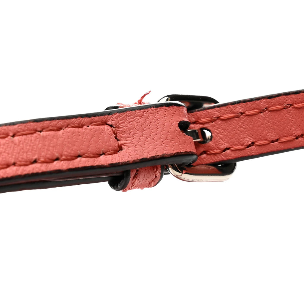 Fendi Baguette - Nappa Rabbit Fox Fur Micro Buggie Baguette Coral