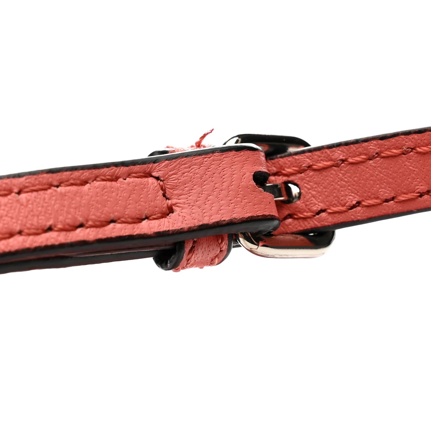 Fendi Baguette - Nappa Rabbit Fox Fur Micro Buggie Baguette Coral