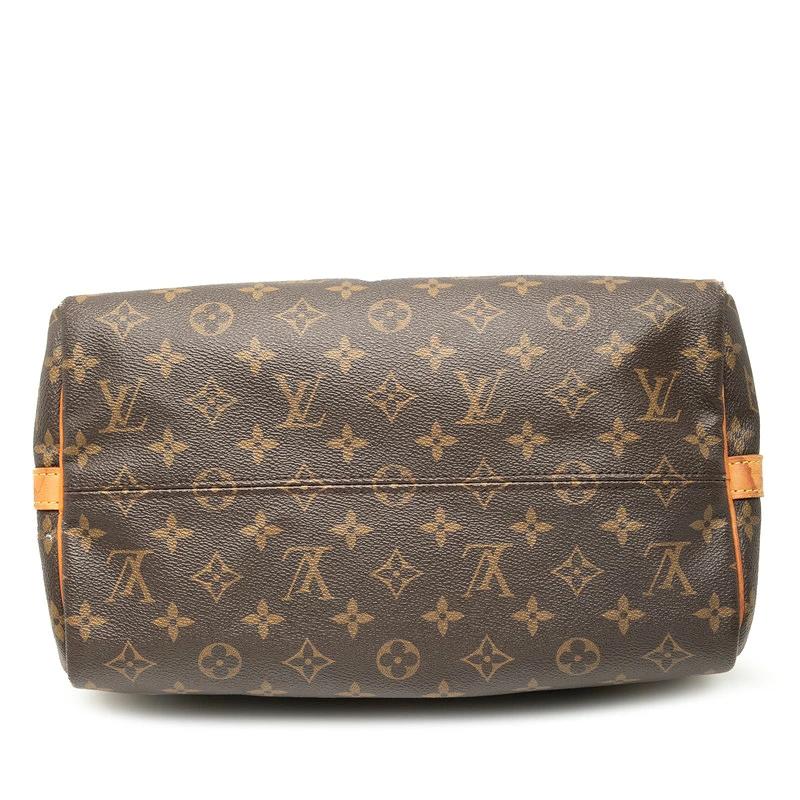 Louis Vuitton Speedy Bandoulière 30 Love Lock Monogram Bag M44365 – Pre-Owned 2-Way Handbag | BeyVogue
