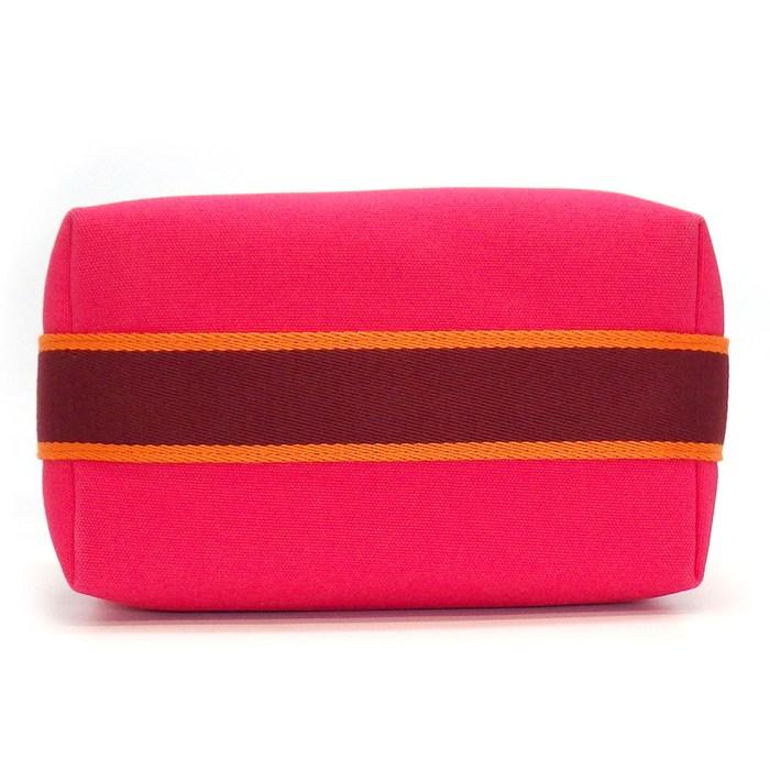 Hermès Bride-à-Brac PM Hibiscus Toile H Canvas Handbag with Palladium Hardware – Pre-Owned