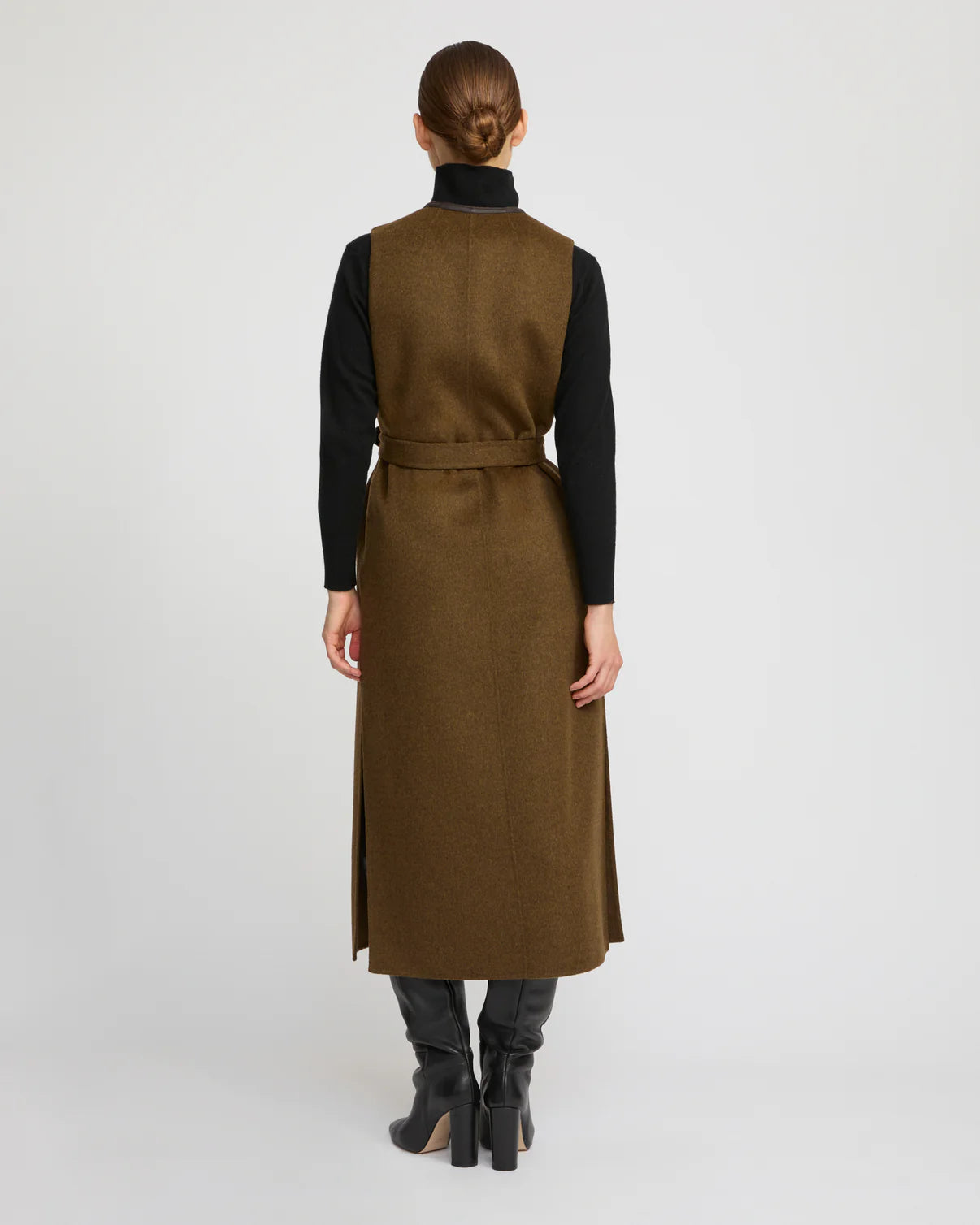 LONG CASHMERE WOOL CARDIGAN | YVES SALOMON LUXURY OUTERWEAR