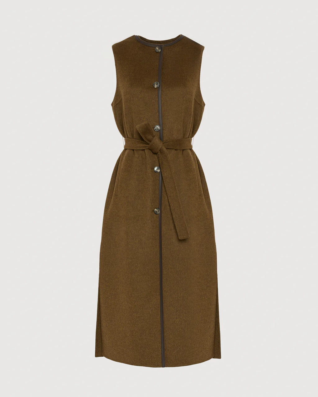 LONG CASHMERE WOOL CARDIGAN | YVES SALOMON LUXURY OUTERWEAR