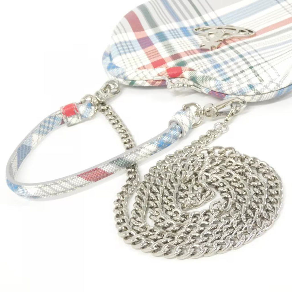 Vivienne Westwood 4304006NU Leather Orb Shoulder Bag – Brand New | BeyVogue