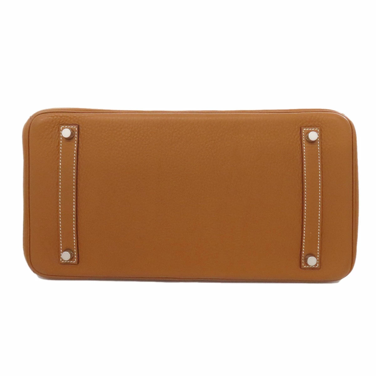 Hermès Birkin 35 Gold Taurillon Leather Handbag with Palladium Hardware – Pre-Owned