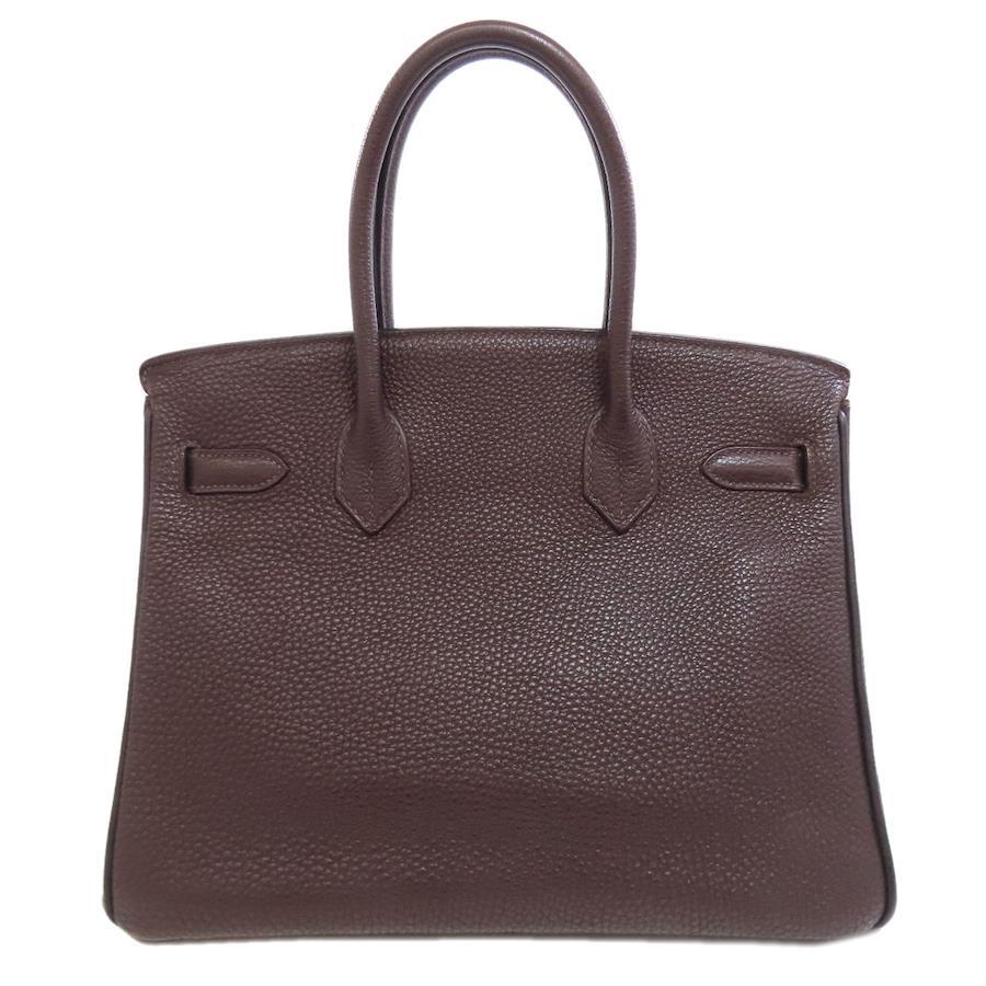 Hermès Birkin 30 Café Togo Leather Handbag with Silver Hardware – Women’s, Pre-Owned