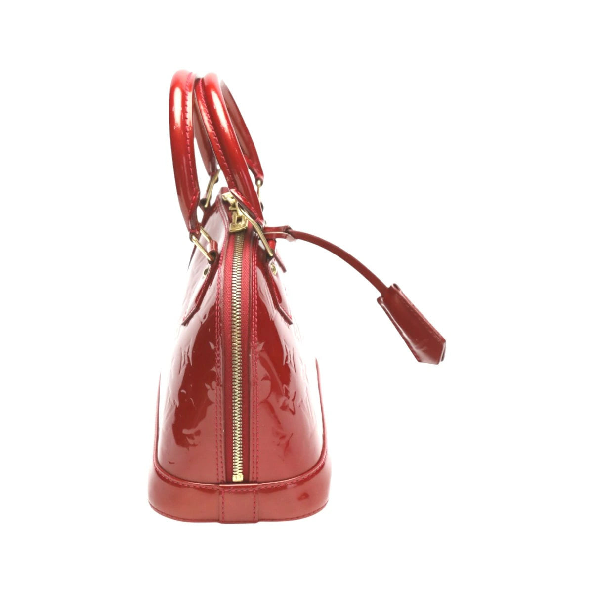 Louis Vuitton Alma BB Monogram Vernis Red Patent Leather Crossbody Bag M90174 – Pre-Owned Very Good Condition | BeyVogue