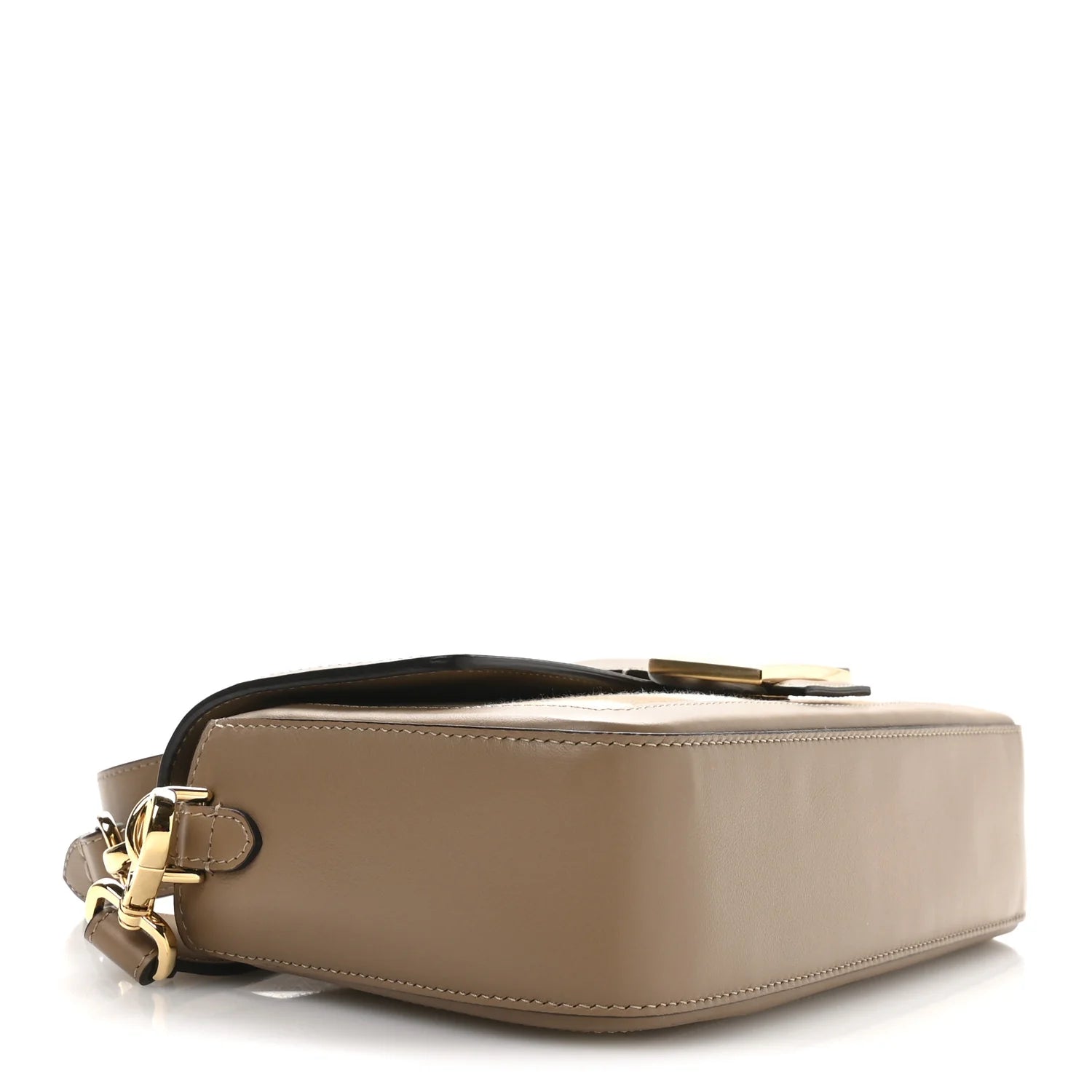 Fendi Baguette - Canvas Pequin Striped Baguette Beige Sand