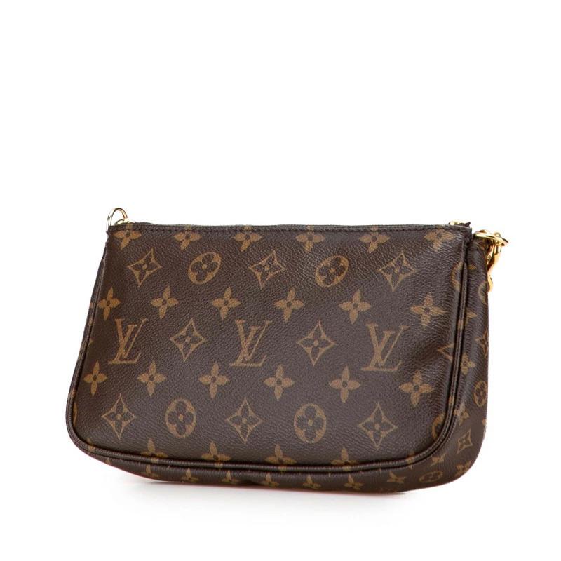 Louis Vuitton Multi Pochette Accessoires Monogram Khaki M44813 Crossbody Bag – Very Good Condition | BeyVogue