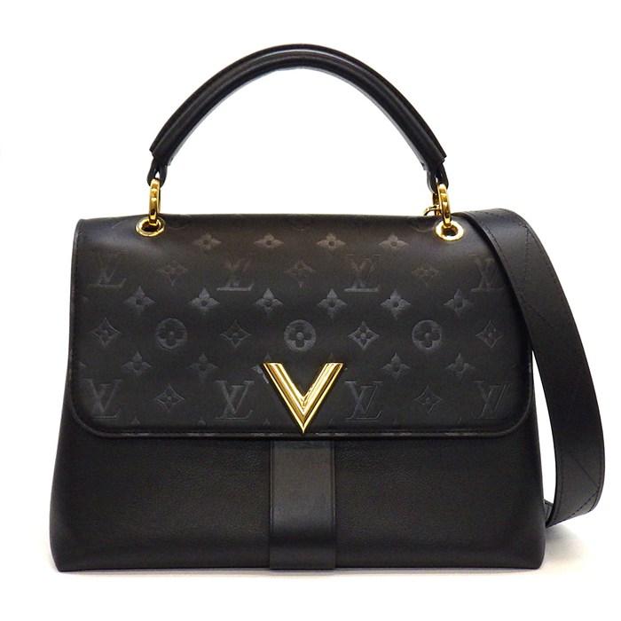 Louis Vuitton One-Handle Monogram Shadow Leather Black Shoulder Bag M51989 – Rank A Condition | BeyVogue