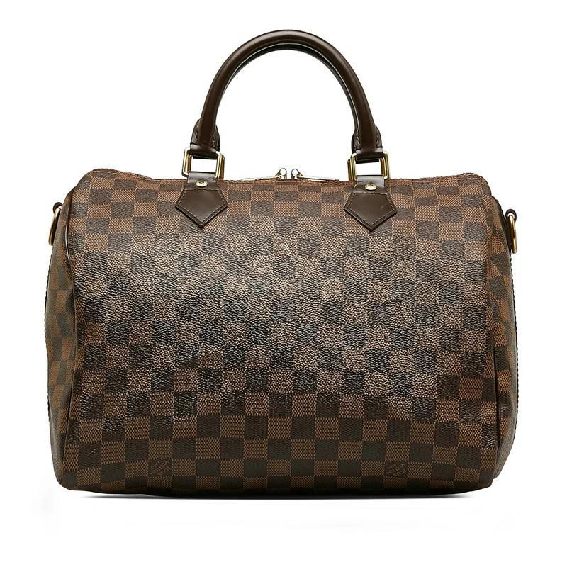 Louis Vuitton Speedy Bandoulière 30 Damier Ebene N41367 Brown 2-Way Handbag – Good Condition | BeyVogue