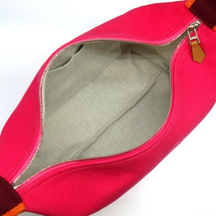 Hermès Bride-à-Brac PM Hibiscus Toile H Canvas Handbag with Palladium Hardware – Pre-Owned