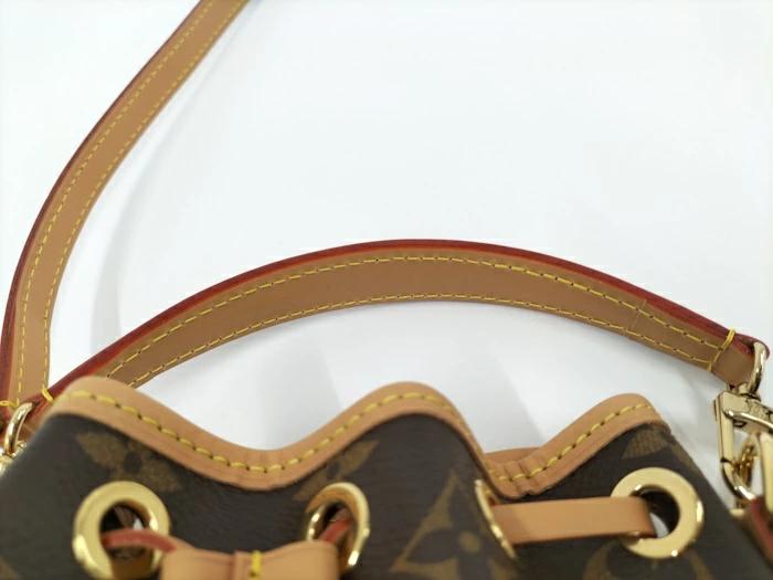 Louis Vuitton Nano Noé Monogram M81266 Mini Bucket Crossbody Bag – Like New Condition | BeyVogue