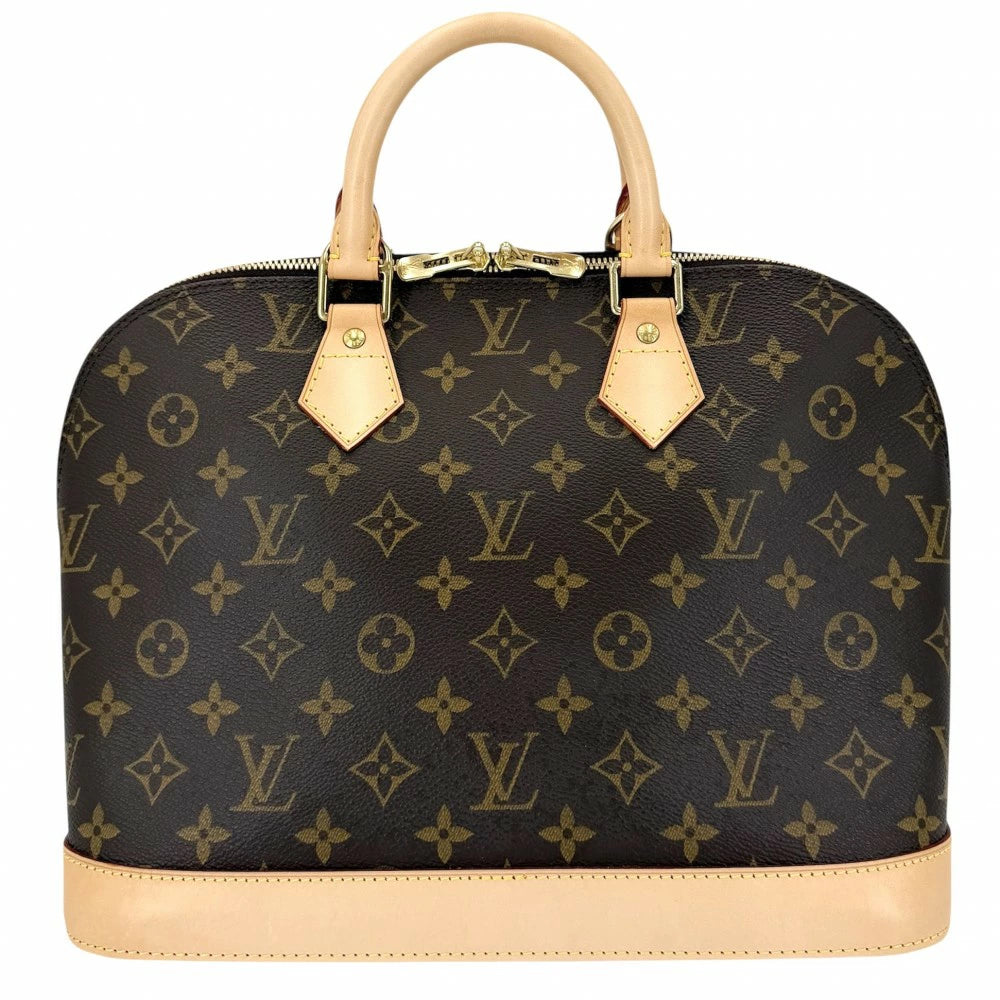 Louis Vuitton Alma PM Monogram Canvas Handbag M51130 – Classic Brown Pre-Owned | BeyVogue