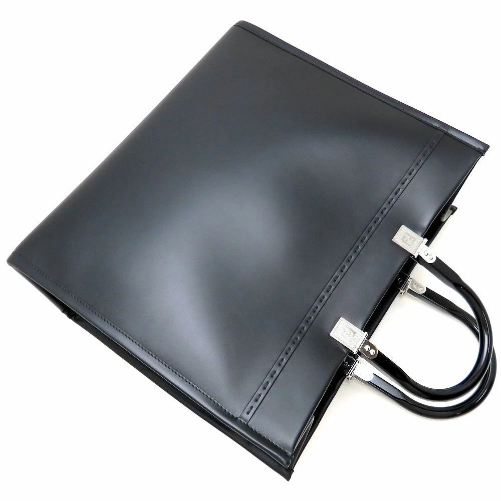 Fendi Sunshine Medium 2-Way Tote Bag 8BH386-ABVL – Black Leather, Pre-Owned