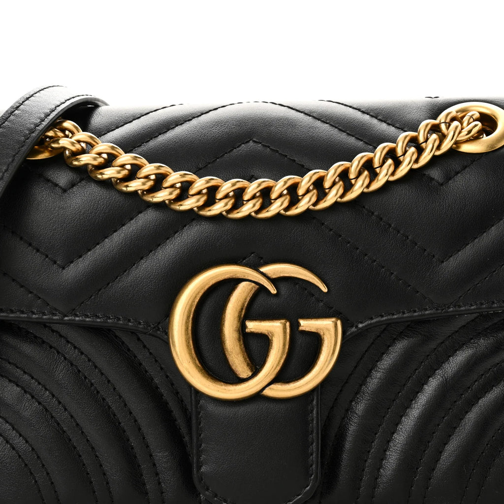 Gucci GG Marmont Matelassé – Black
