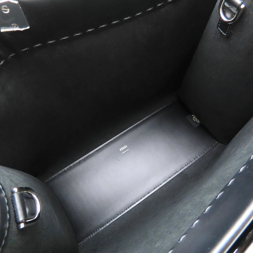 Fendi Sunshine Medium 2-Way Tote Bag 8BH386-ABVL – Black Leather, Pre-Owned