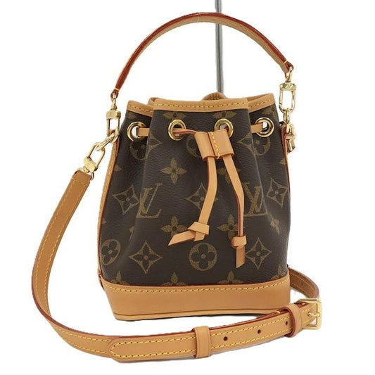 Louis Vuitton Nano Noé Monogram M81266 Mini Bucket Crossbody Bag – Like New Condition | BeyVogue