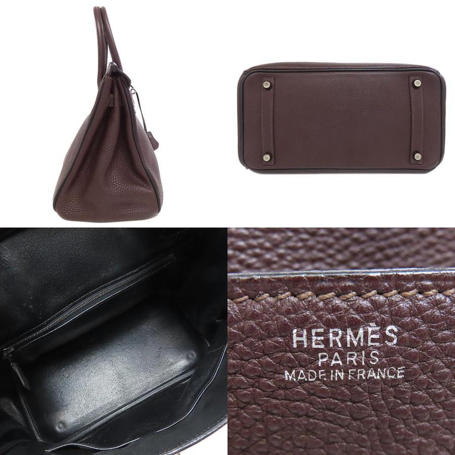 Hermès Birkin 30 Café Togo Leather Handbag with Silver Hardware – Women’s, Pre-Owned