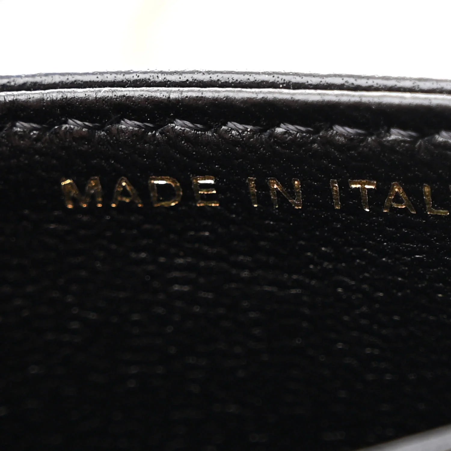 Chanel Black Lambskin Quilted Camellia Card Holder On Chain – Gold Hardware – Excellent Condition