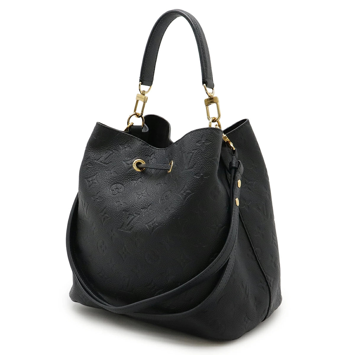 Louis Vuitton NeoNoe MM Monogram Empreinte Noir M45256 Leather Bucket Bag – Very Good Condition | BeyVogue