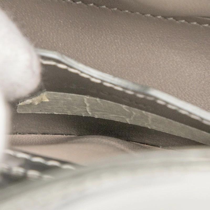 Dior Lady Dior Nano Silver Patent & Fur Cannage Bag – Pre-Owned