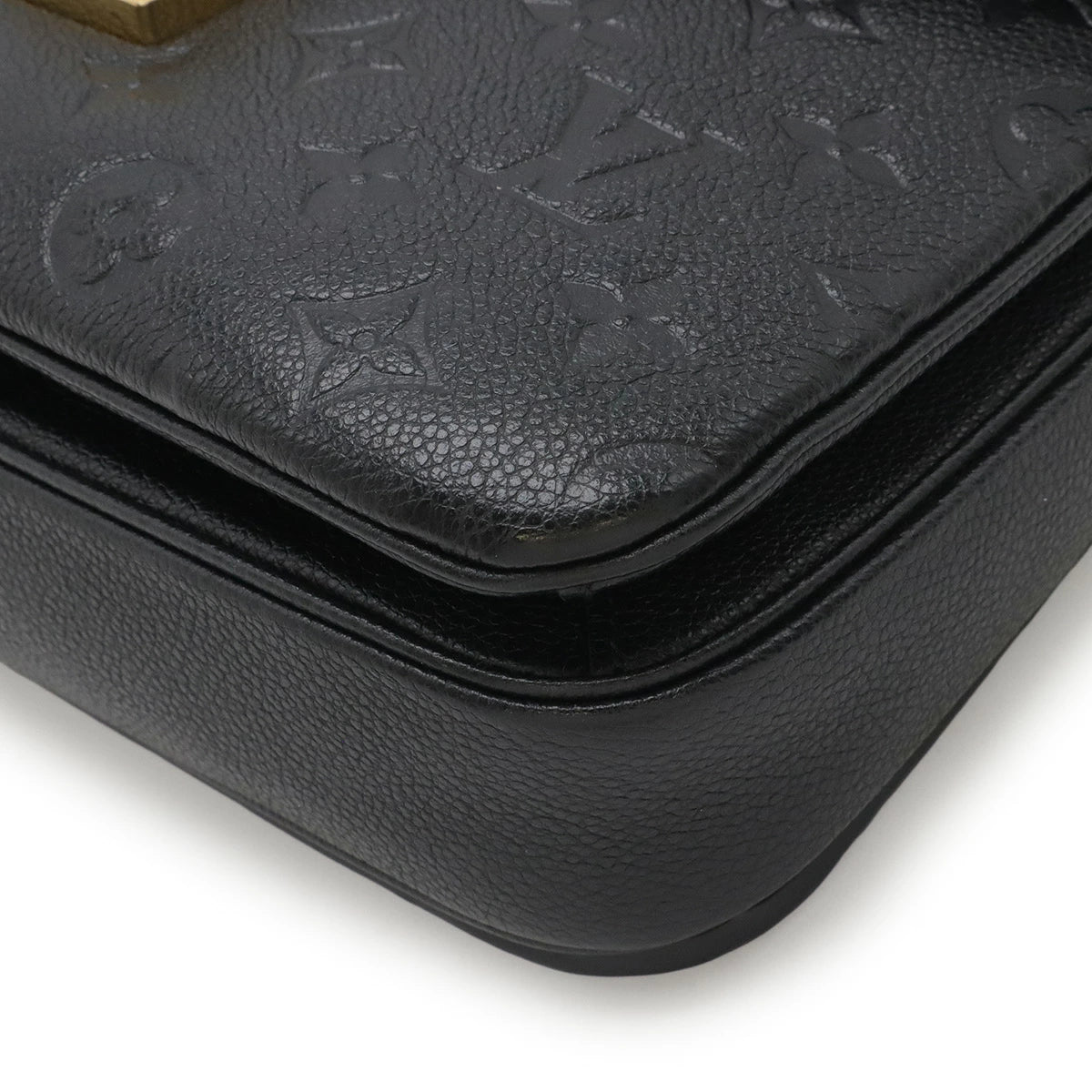 Louis Vuitton Pochette Métis MM Monogram Empreinte Noir M41487 2-Way Crossbody Bag – Very Good Condition | BeyVogue