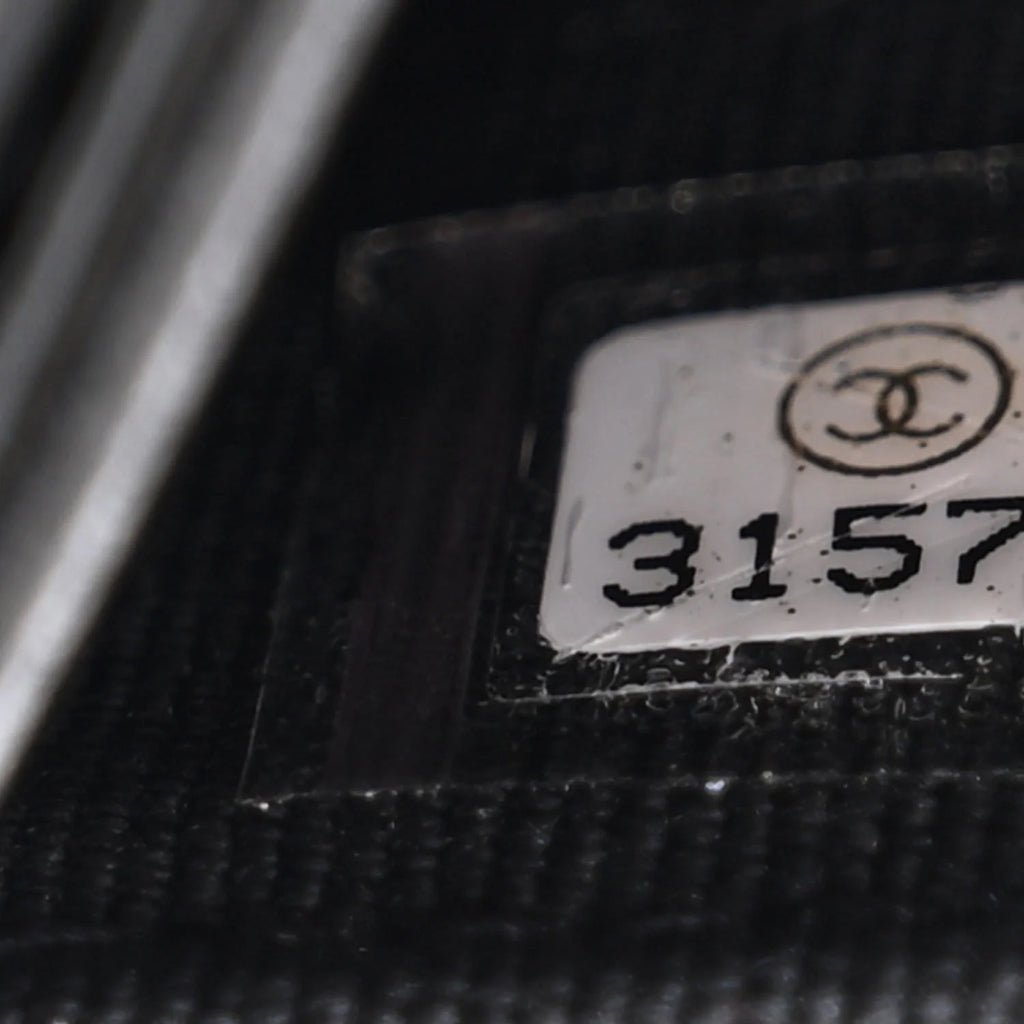 Chanel Black Lambskin Quilted Camellia Card Holder On Chain – Gold Hardware – Excellent Condition