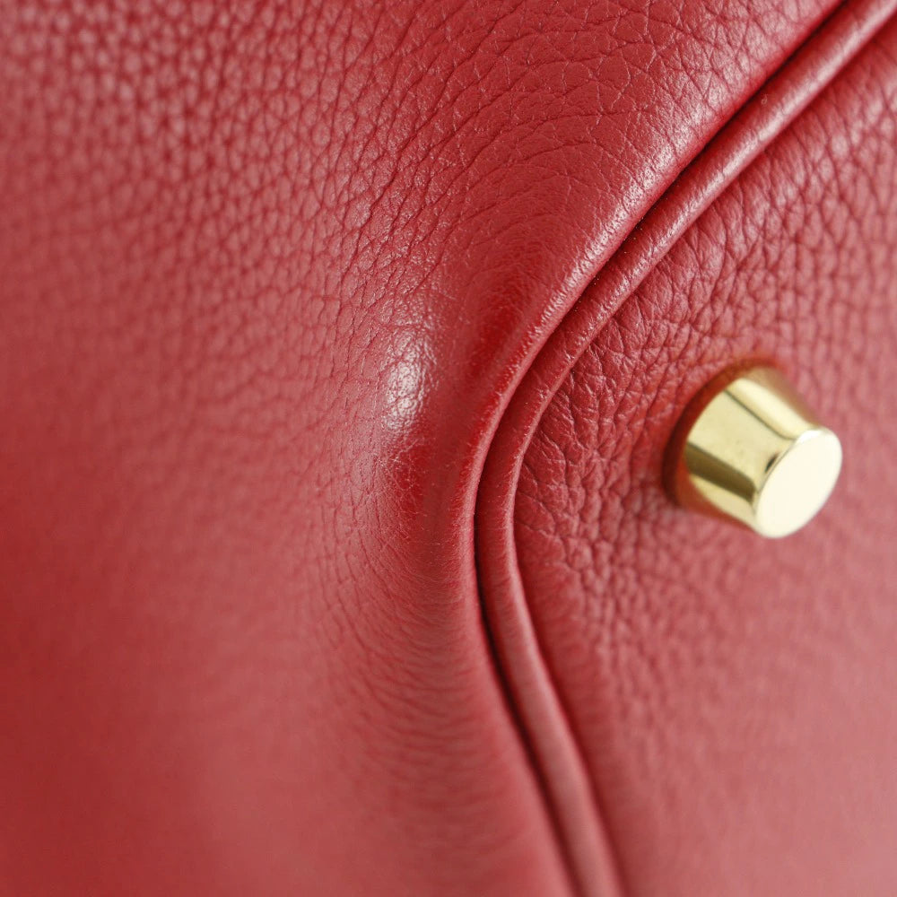 Hermès Picotin Lock 18 PM Red Taurillon Maurice Leather Handbag with Gold Hardware – Pre-Owned