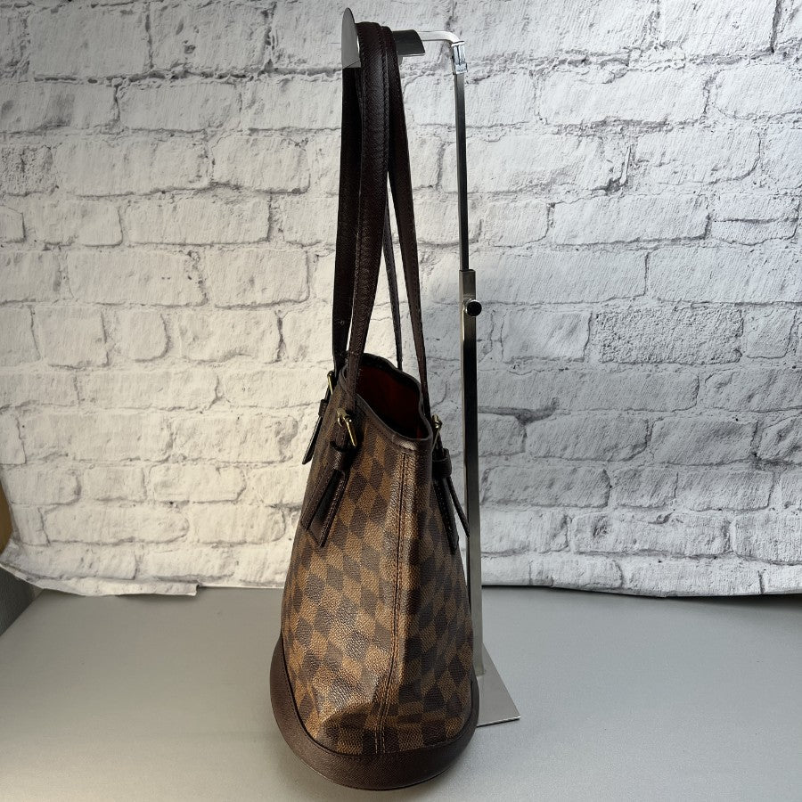 Louis Vuitton Damier Mare N42240 Brown Leather Handbag – Very Good Condition | BeyVogue
