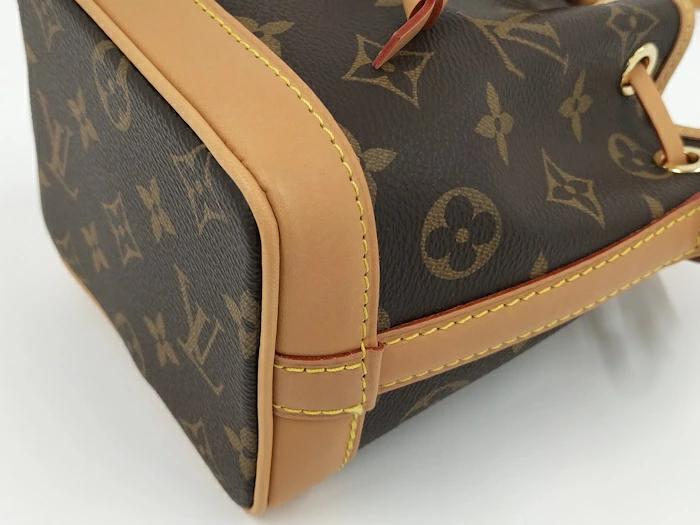 Louis Vuitton Nano Noé Monogram M81266 Mini Bucket Crossbody Bag – Like New Condition | BeyVogue