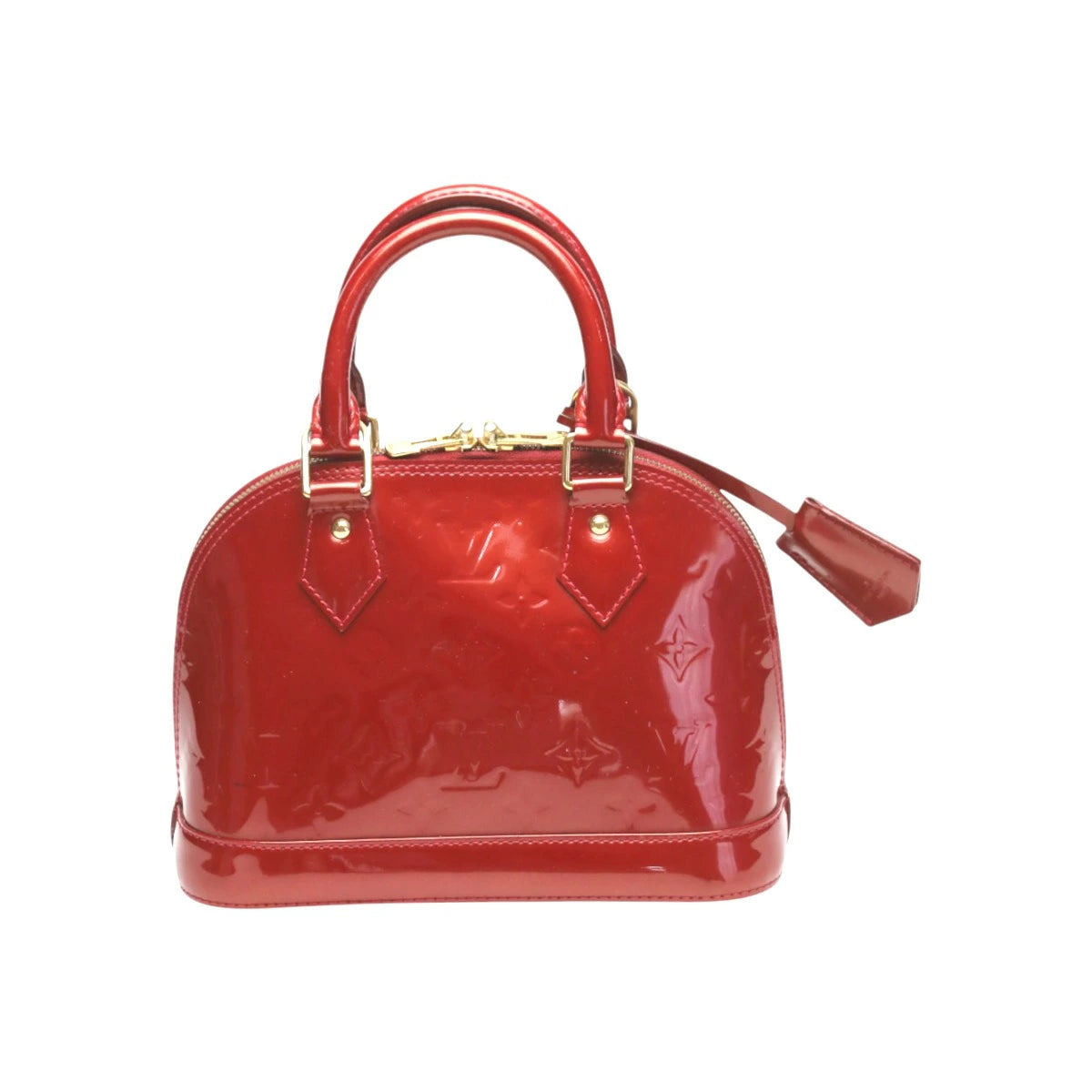 Louis Vuitton Alma BB Monogram Vernis Red Patent Leather Crossbody Bag M90174 – Pre-Owned Very Good Condition | BeyVogue