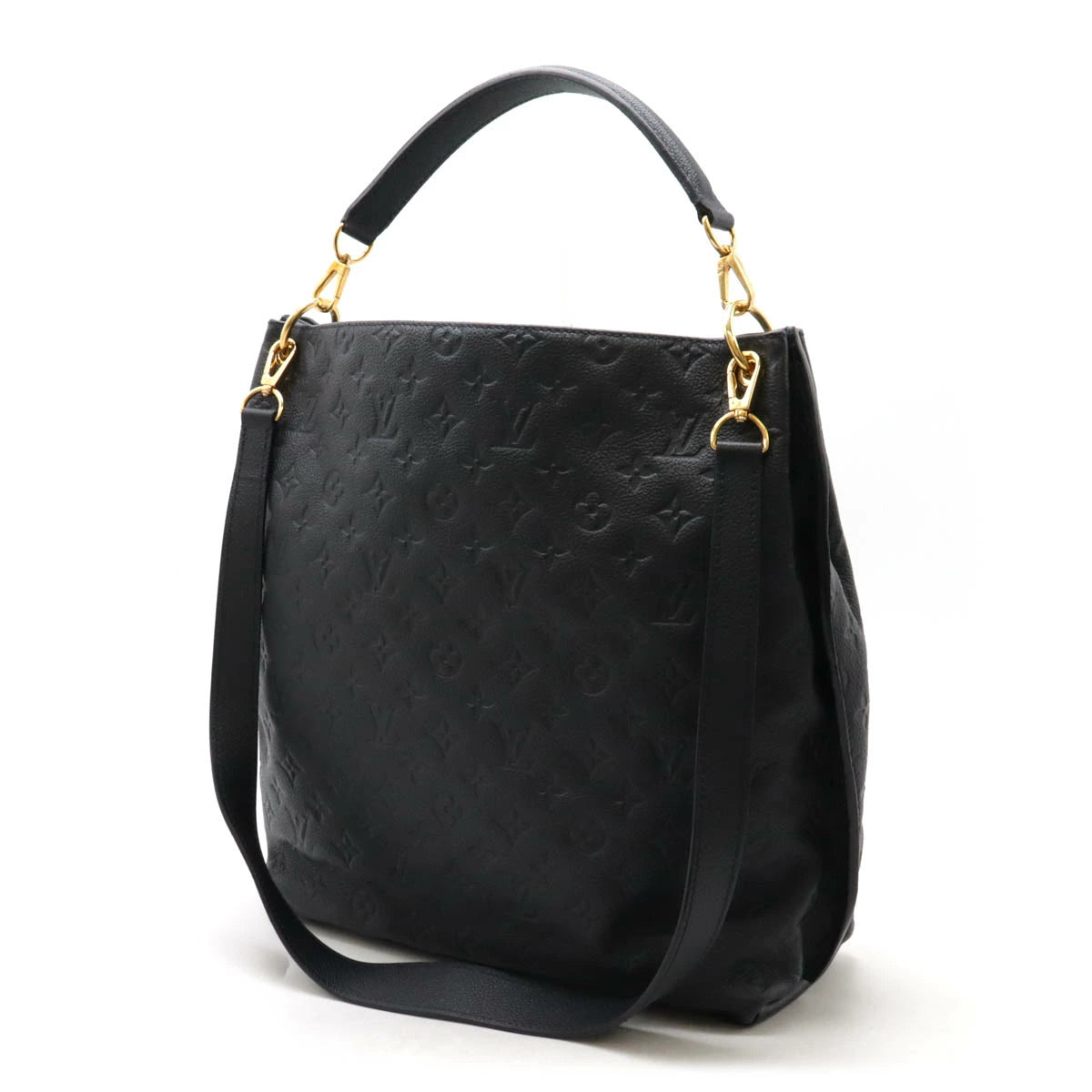 Louis Vuitton Metis Tote Monogram Empreinte Infini M40808 Navy Leather 2-Way Bag – Very Good Condition | BeyVogue