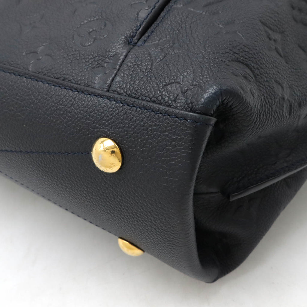 Louis Vuitton Metis Tote Monogram Empreinte Infini M40808 Navy Leather 2-Way Bag – Very Good Condition | BeyVogue