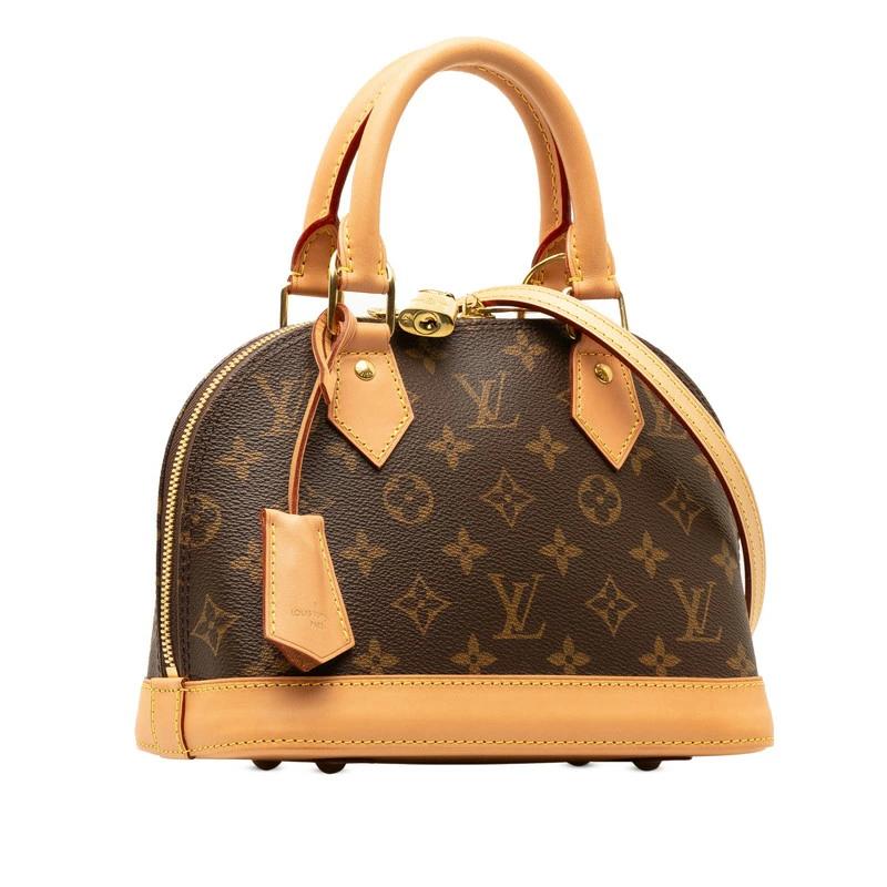 Louis Vuitton Alma BB Monogram Canvas Crossbody Bag M53152 Brown – Pre-Owned Very Good Condition | BeyVogue