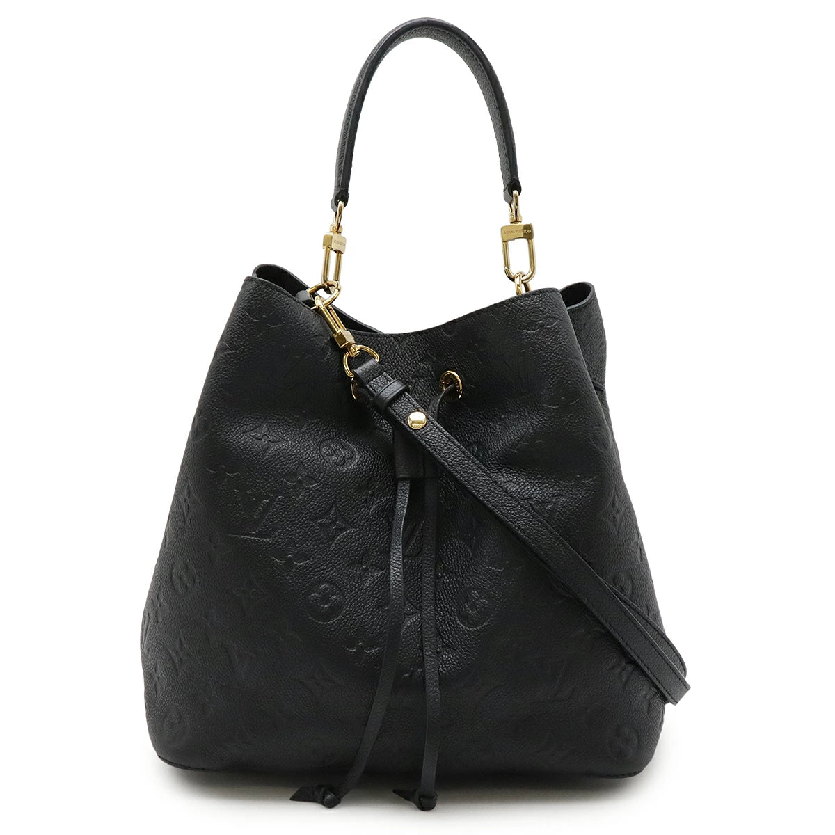 Louis Vuitton NeoNoe MM Monogram Empreinte Noir M45256 Leather Bucket Bag – Very Good Condition | BeyVogue