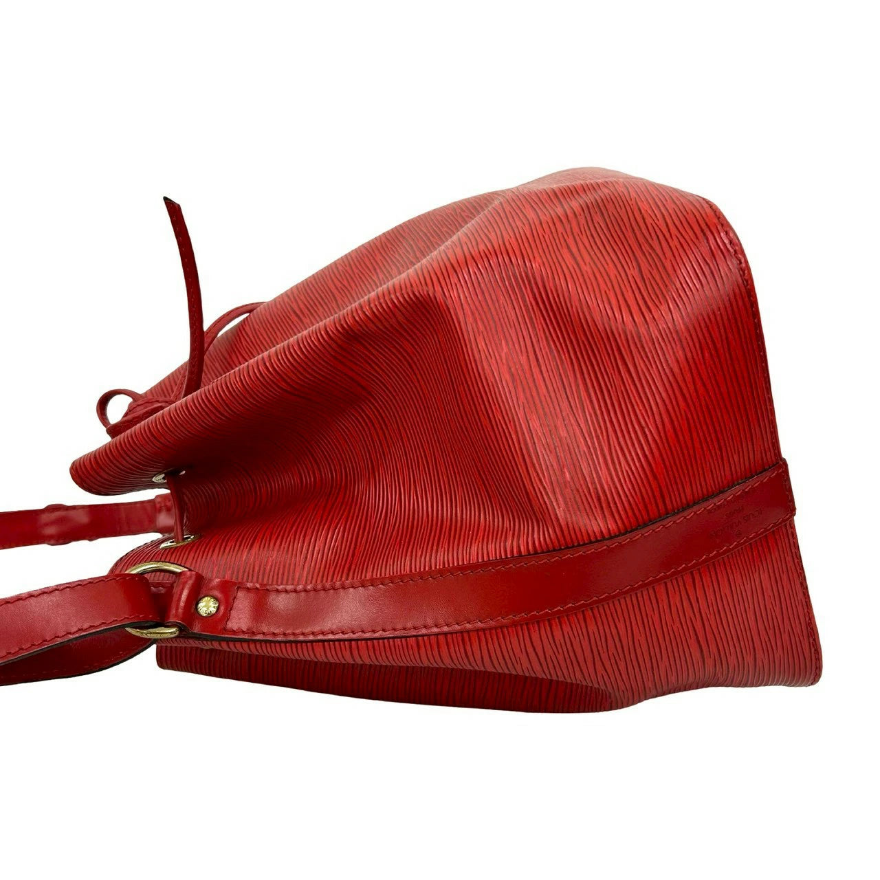 Louis Vuitton Petit Noé Epi Leather Shoulder Bag Red Castilian with Pouch – Pre-Owned