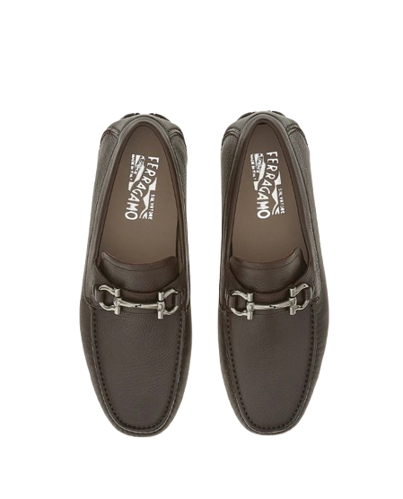 GANCINI ORNAMENT DRIVER | LUXURY LEATHER DRIVING SHOE / F