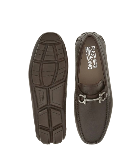 GANCINI ORNAMENT DRIVER | LUXURY LEATHER DRIVING SHOE / F