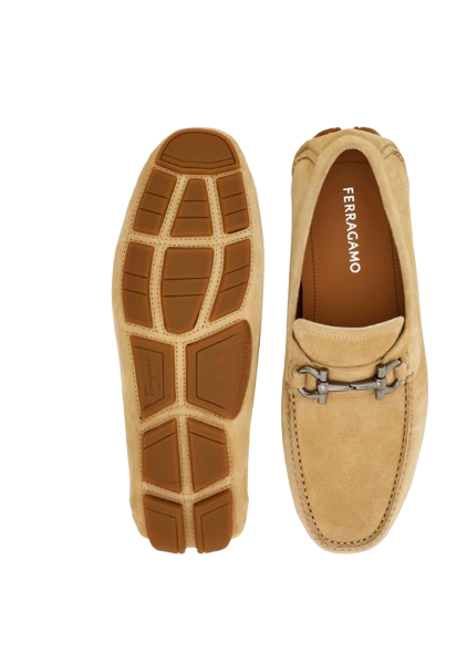 GANCINI ORNAMENT DRIVER | LUXURY LEATHER DRIVING SHOE / F